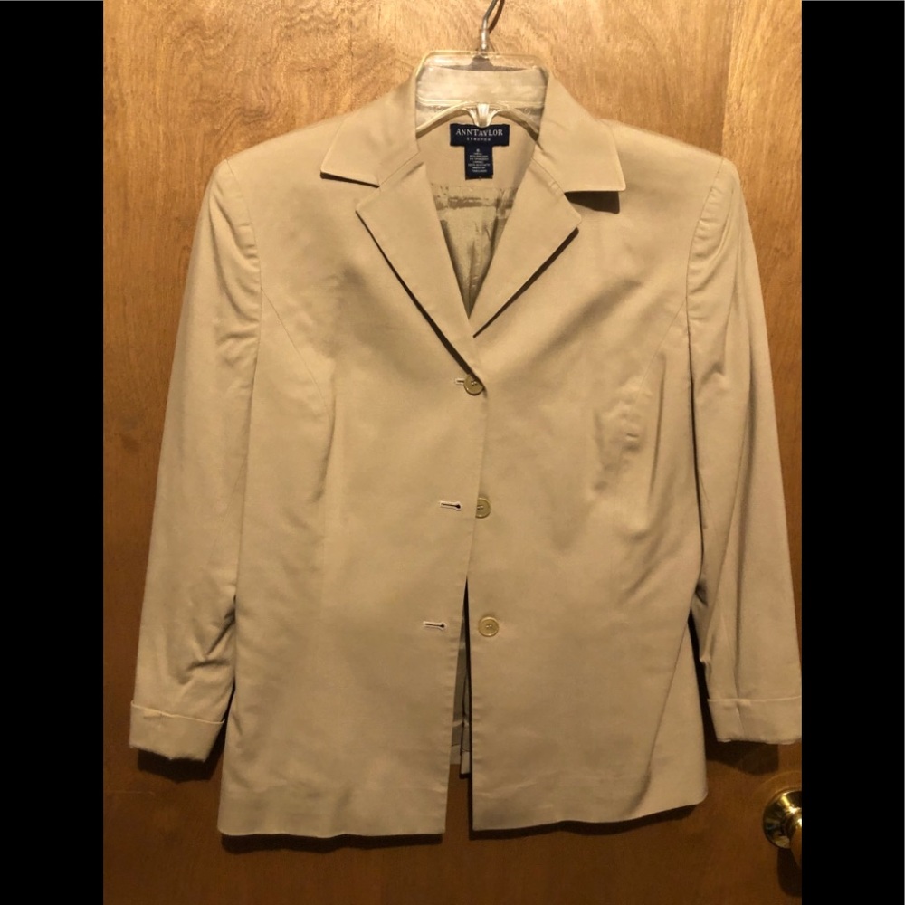 Kaki color suit jacket
